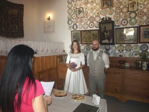 September 2015. Michal and Ivana from Slovakia were maried in "Serafi" nostos - homes.